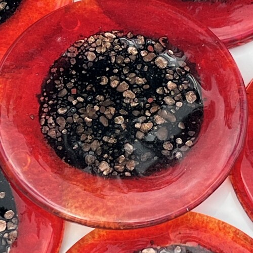 Fedra Red - Round Coasters