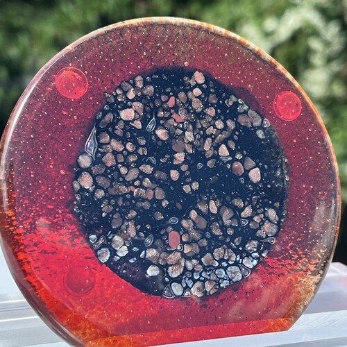 Fedra Red - Round Coasters