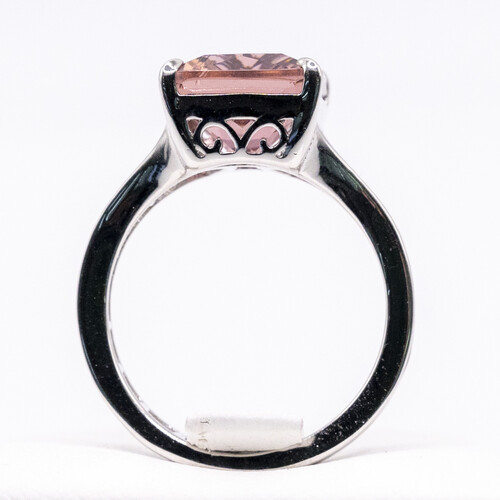 Moissanite stone on 925 Sterling Silver Ring