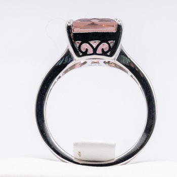 Moissanite stone on 925 Sterling Silver Ring