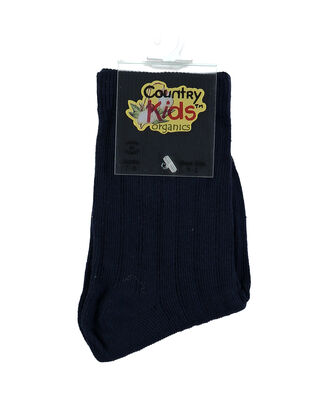 Rib Organic Socks - Chocolate