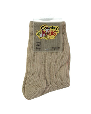 Rib Organic Socks - Chocolate