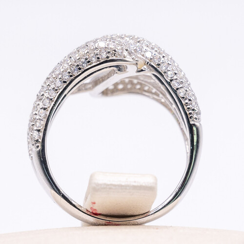 Silver Ring with Zirconia Gem Stones