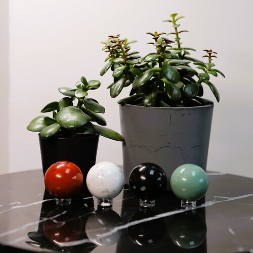 Crystal Sphere 4 piece Set