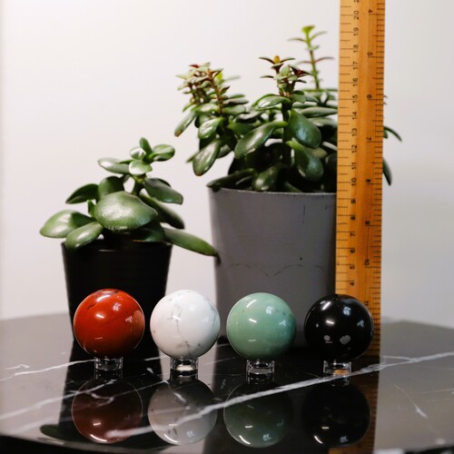 Crystal Sphere 4 piece Set