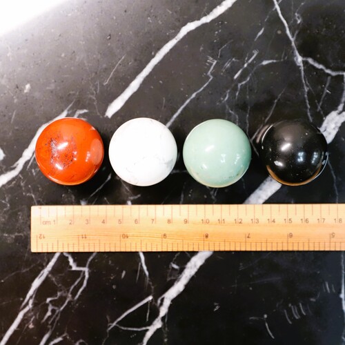 Crystal Sphere 4 piece Set