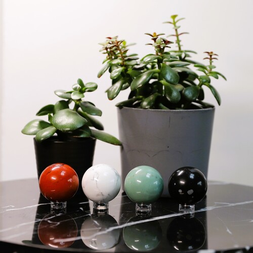 Crystal Sphere 4 piece Set