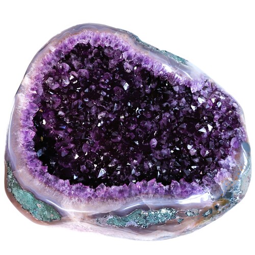 Large Amethyst Cluster Bowl Geode