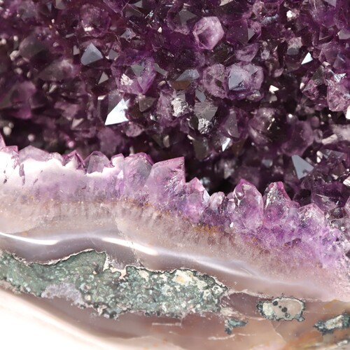Large Amethyst Cluster Bowl Geode