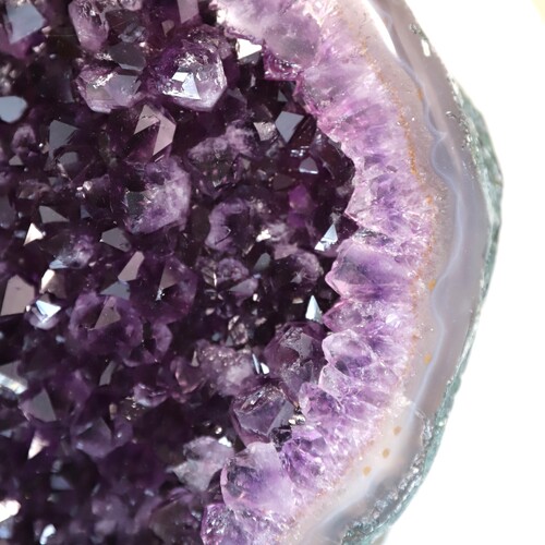 Large Amethyst Cluster Bowl Geode