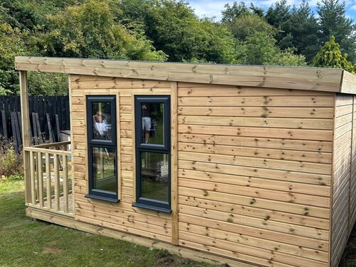 #PVC004 20x16 Pent Summer House