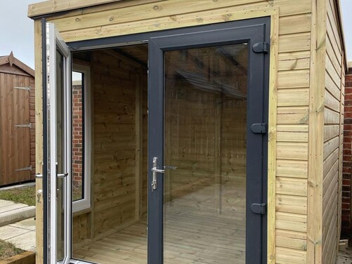 #PVC018 8x8 Pent Summer House