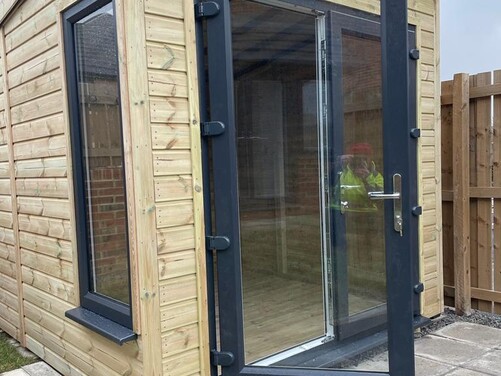 #PVC018 8x8 Pent Summer House