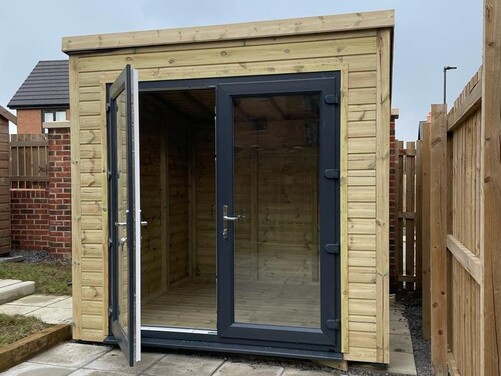 #PVC018 8x8 Pent Summer House