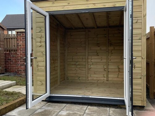 #PVC018 8x8 Pent Summer House