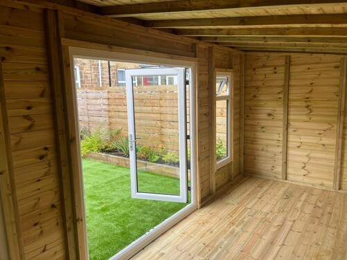 #PVC003 18x8 Pent Summer House