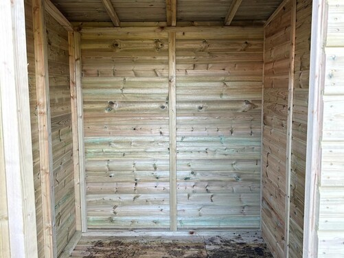 #PVC080 16x8 Pent Summer House Combi