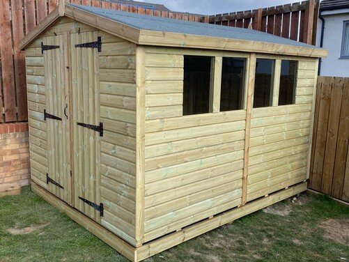 #A004 10x8 Apex Shed