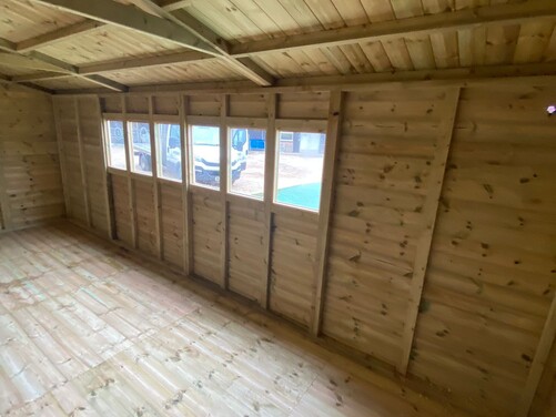 #A007 20x10 Apex Shed Workshop