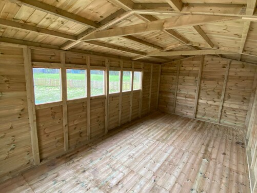 #A007 20x10 Apex Shed Workshop