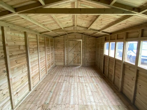 #A007 20x10 Apex Shed Workshop