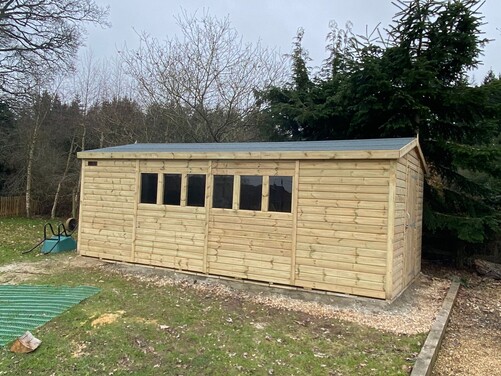 #A007 20x10 Apex Shed Workshop