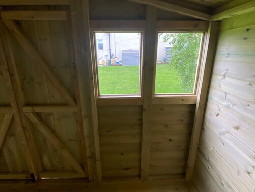 #A014 12x10 Apex Reverse Shed