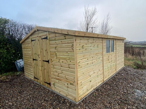 #A016 16x12 Apex Shed Workshop