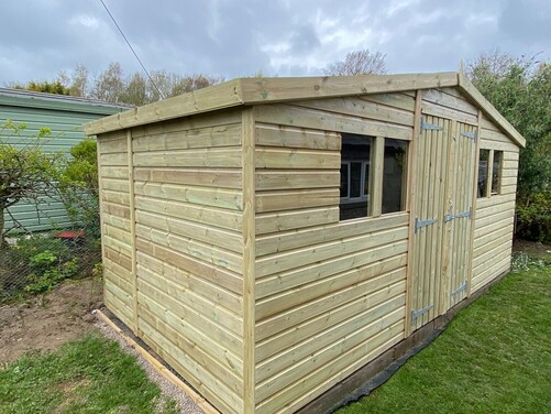 #A021 16x8 Apex Reverse Shed