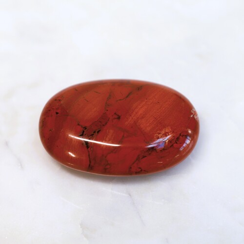 Red Jasper Palm Stone