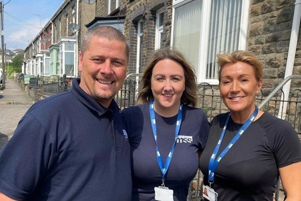 Retrofit Team support Bridgend County Borough Council in Caerau