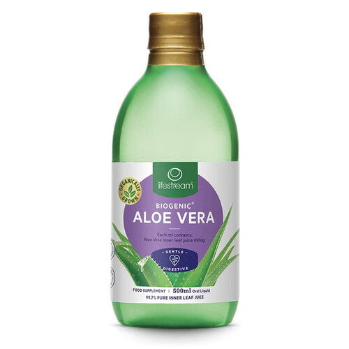 Aloe Vera Digestive Tonic by Lifestream 99.7% Pure Inner Leaf Juice 500ml