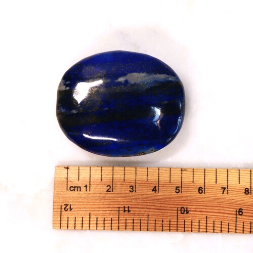 Blue Lapis Lazuli Polished Palm Stone