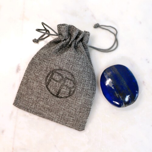 Blue Lapis Lazuli Polished Palm Stone