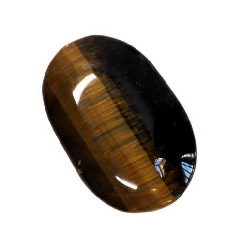 Tigers Eye Polished Palm Stone