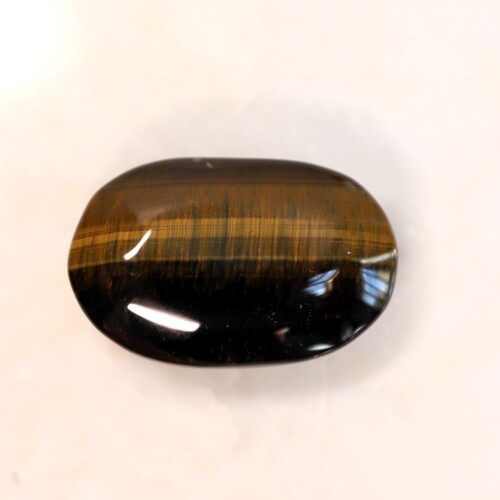 Tigers Eye Polished Palm Stone