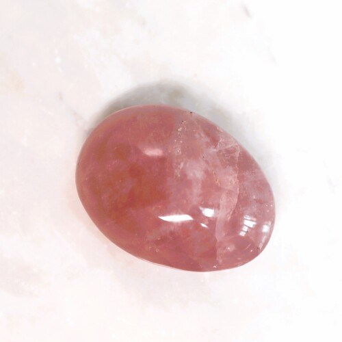 Rose Quartz Palm Stone