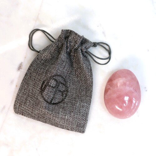 Rose Quartz Palm Stone