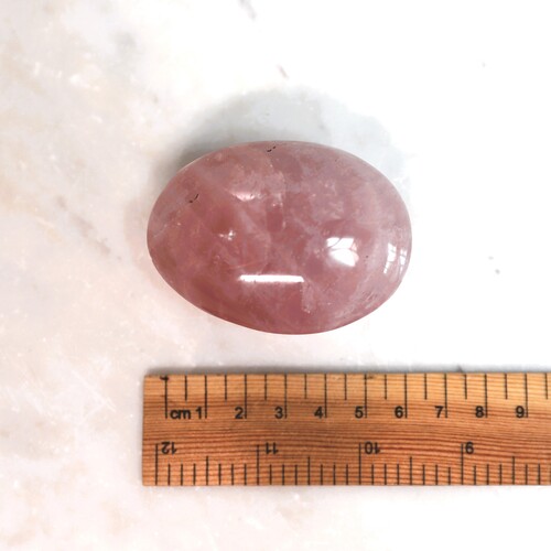 Rose Quartz Palm Stone