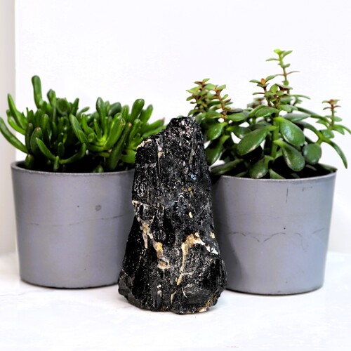 Black Tourmaline Crystal Free Form