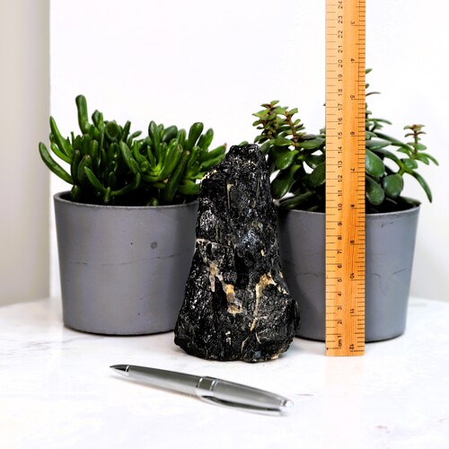 Black Tourmaline Crystal Free Form