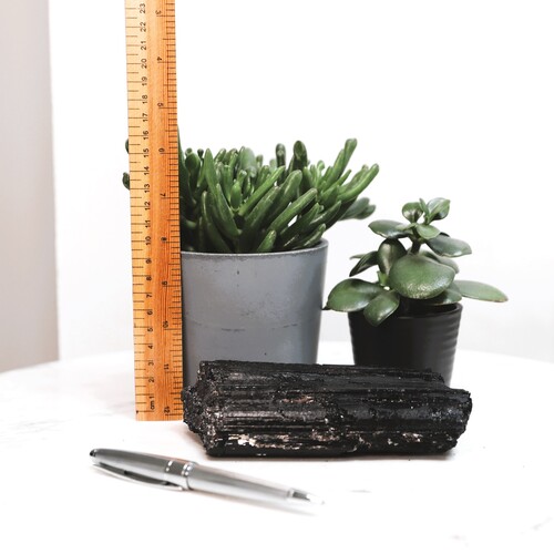 Black Tourmaline Crystal Free Form