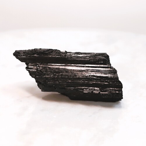 Black Tourmaline Crystal Free Form