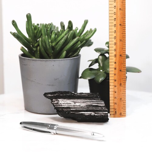 Black Tourmaline Crystal Free Form