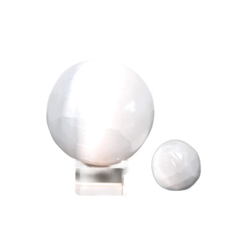 Selenite 2 Piece Sphere Set