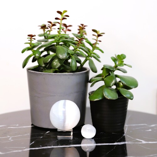 Selenite 2 Piece Sphere Set