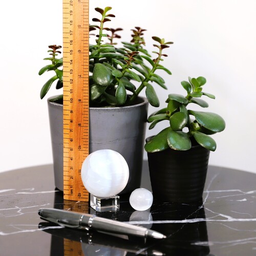 Selenite 2 Piece Sphere Set