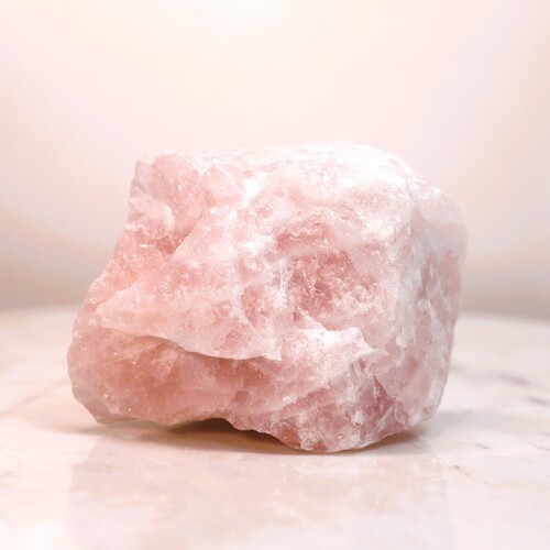 Rose Quartz Natural Crystal chunk