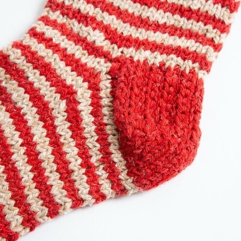 Wool Couture Striped Fair Isle Socks Knitting Kit