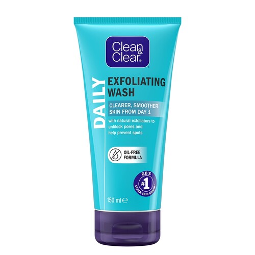 Clean & Clear Exfoliating Oil Free Daily Wash 150ml